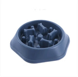 Slow-feed dog bowl colour option