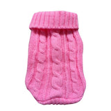 Warm Twist Design Knited Pet Sweater