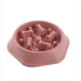 Slow-feed dog bowl colour option